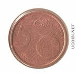 5 euro cent 1999 года