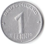 1 пфеннинг 1952 года