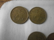 50 коп сп 2003 (2 шт),  50 коп сп 2005 (3 шт),  5 коп сп 2003 (1 шт)