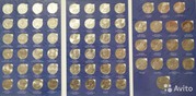 Набор юбилейных рублей СССР в альбоме - 64 штуки