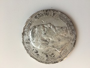 Монета Фридрих 3 1888 года 5 марок серебро
