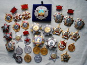 Реплики орденов и медалей царской России,  СССР и РФ.